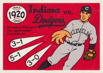 1970 Fleer World Series 017      1920 Indians/Dodgers#{(Stan Coveleski)